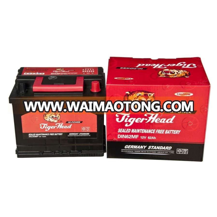 DIN62mf 12V62ah Long Duration Car Battery